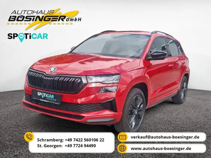 Skoda Karoq Sportline 2.0TDI 4x4 DSG AHK/Navi/Kam 5J-G