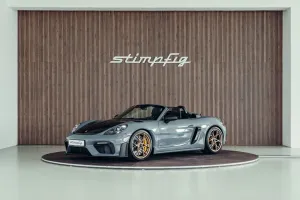 Porsche 718 Boxtser Spyder RS, Arktikgrau, MwSt.