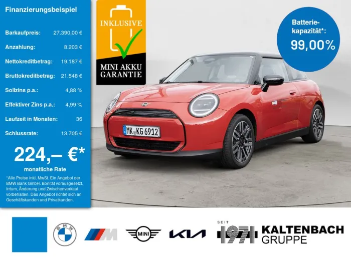 MINI Cooper E Classic Trim HUD LED NAVI SHZ PDC KLIMA