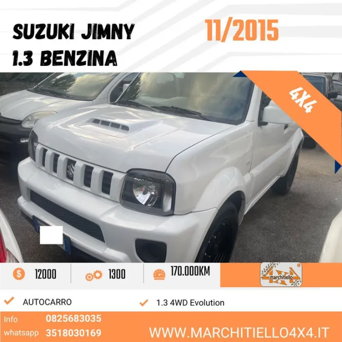 Suzuki Jimny 1.3 4WD Evolution AUTOCARRO 3porte 