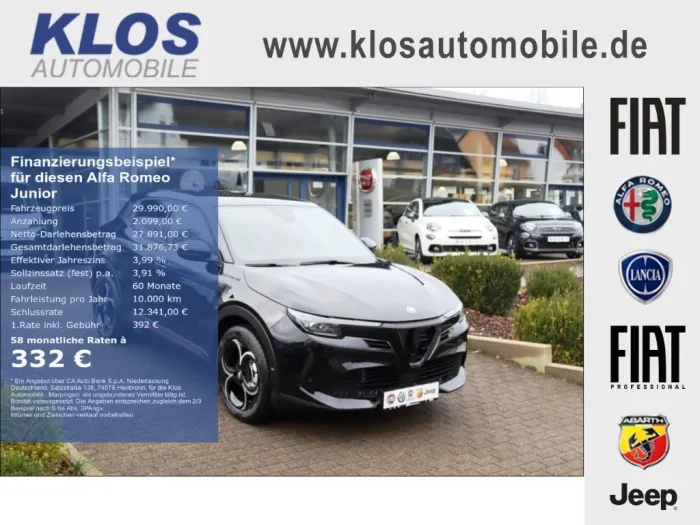 Alfa Romeo Junior IBRIDA SPECIALE 1.2 VGT 145PS DCT6 SCHIEB
