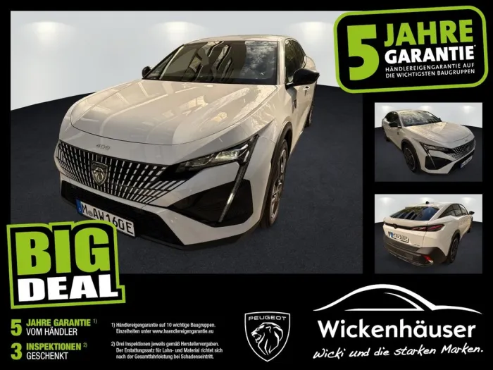 Peugeot 408 PHEV 225 GT ACC+LED+Navi+2xKlima+360+Kam.+PD