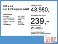 Honda CR-V 2.0 i e:HEV Elegance AWD Navi* Leder* Pano*