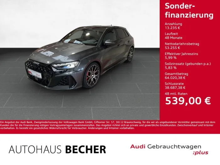 Audi RS 3 Sprtb 2.5 TFSI quattro /Navi/Pano/Matrix