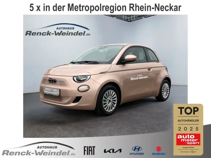 Fiat 500e Klimaaut. NAVI PDCv+h Rückfahrkam. Apple Ca