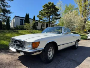 Mercedes-Benz 350 SL R107 deutsches Fzg Not-Sitzbank