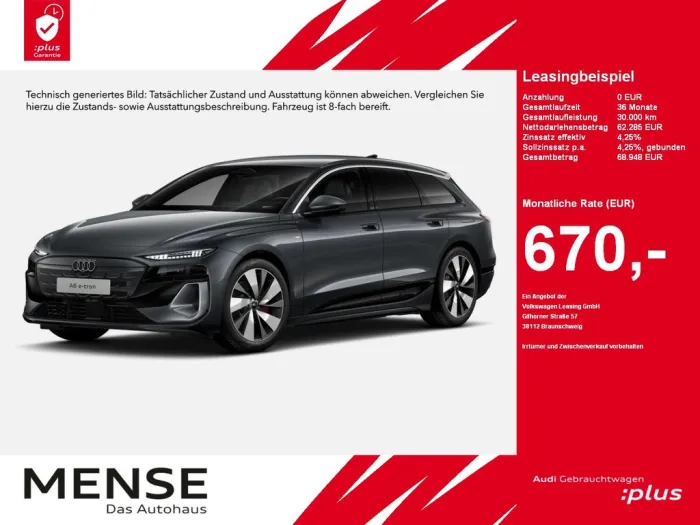 Audi A6 Avant e-tron S-Line AHK-Luft-Standhzg-4xSHZG