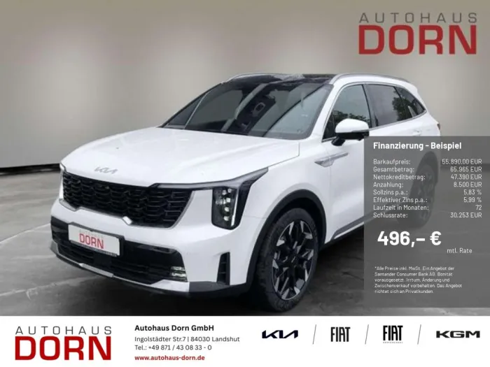 Kia Sorento Platinum 2.2D AWD DCT 7-Sitzer