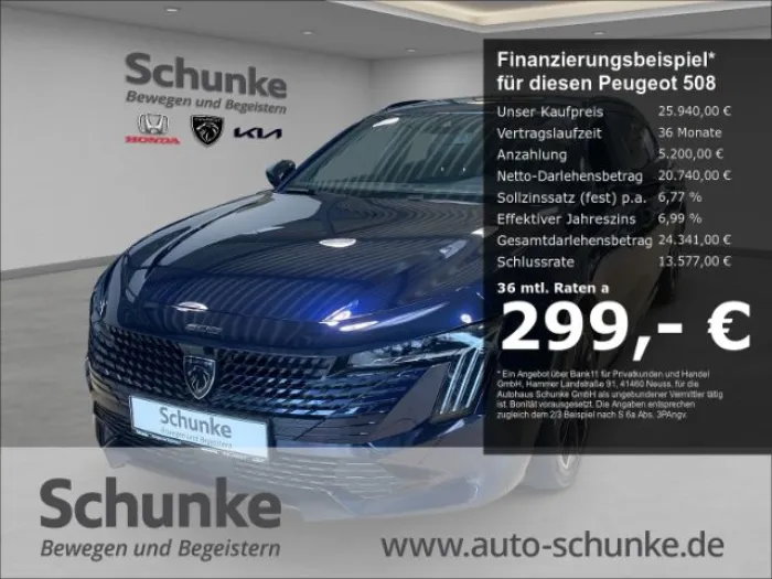 Peugeot 508 SW GT Sportpaket Navi Soundsystem Nachtsicht