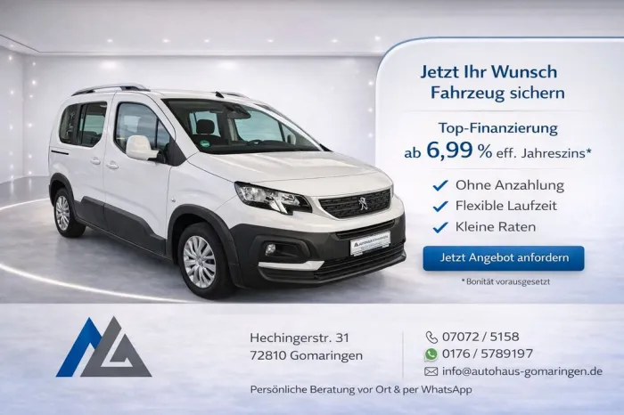 Peugeot Rifter Active L1*NAVI*PDC*SHZ*Zahnriemen Neu*