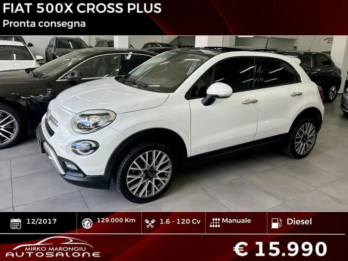 Fiat 500X 1.6 120 TETTO APRIBILE Cross FINANZIAB