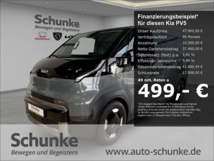 Kia PV5 2-3-0 Elite 71,2 kWh Navi 360 Kamera LED Kli