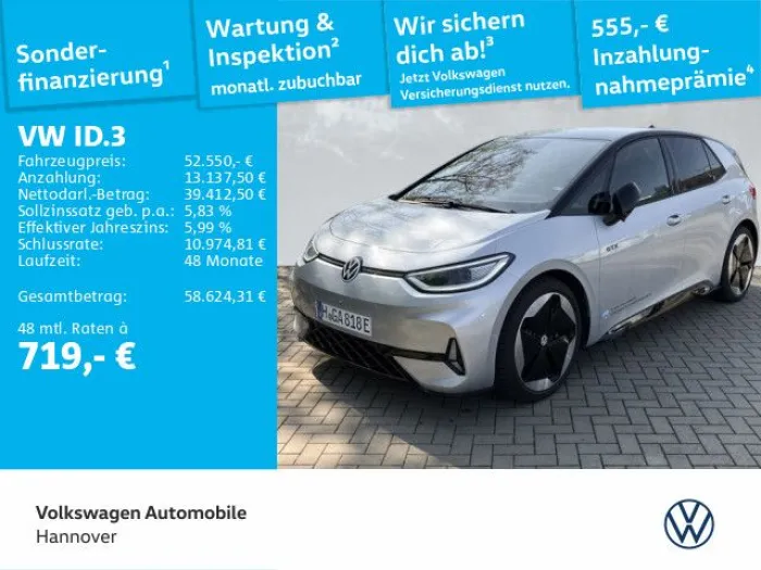 Volkswagen ID.3 GTX Performance IQ.LIGHT Keyless DCC Panora