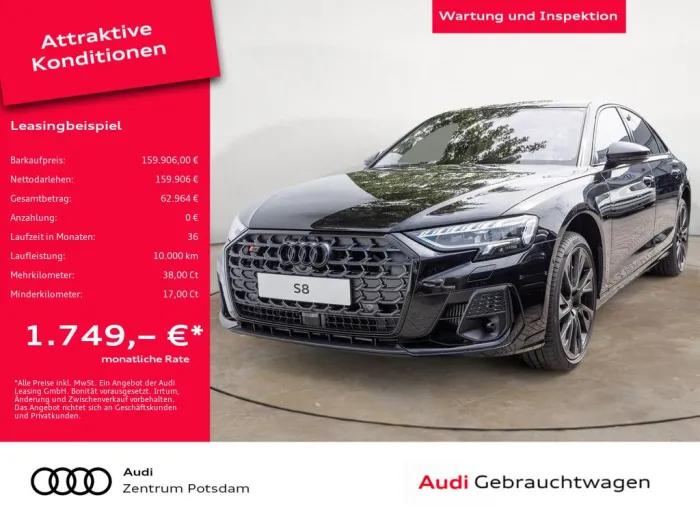 Audi S8 TFSI MATRIX PANO STANDHZ TV B&O