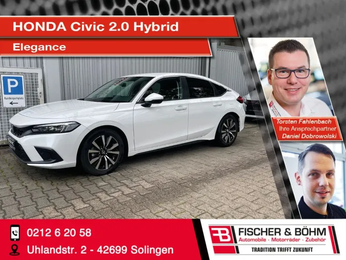 Honda Civic e:HEV 2.0 i-MMD Hybrid Elegance