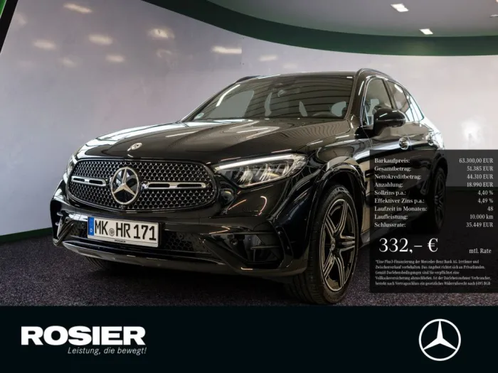 Mercedes-Benz GLC 220 d 4MATIC AHK Abstandstemp. LED Navi Kame