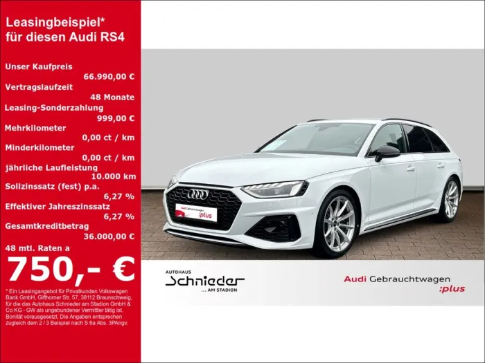 Audi RS4 Avant 2.9 TFSI quattro LED+B&O+KAMERA+Assist