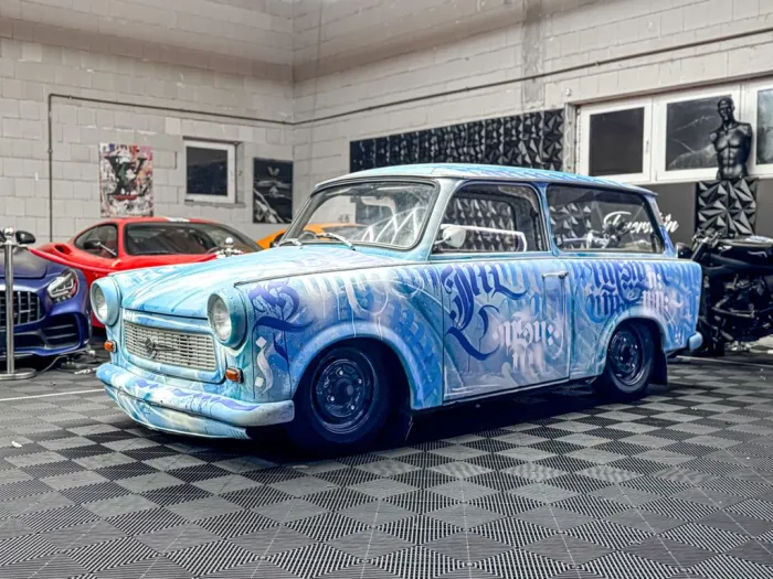Trabant 601*KOMBI*ARTWORK*MW-WHEELS*EINZELSTÜCK*LEGENDE