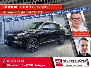 Honda HR-V Hybrid 1.5 Advance Style -Facelift- 2025