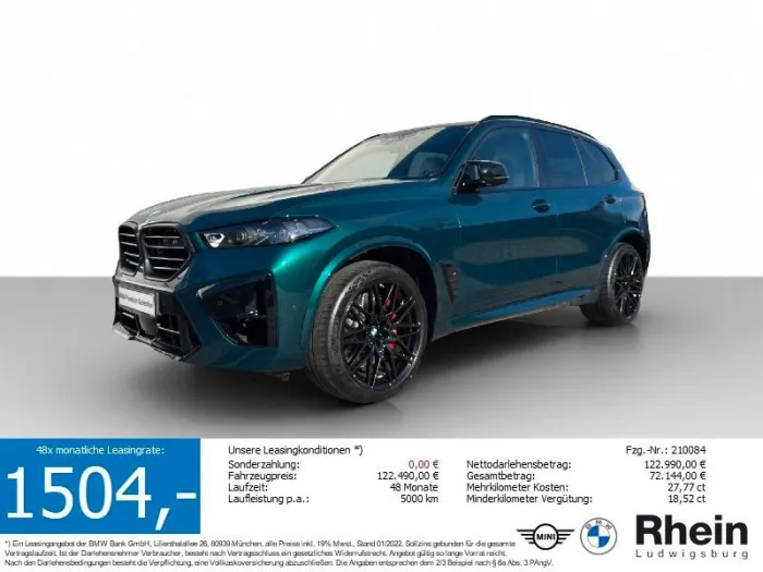 BMW X5 M Competition LED HarKar SHZ Pano AH