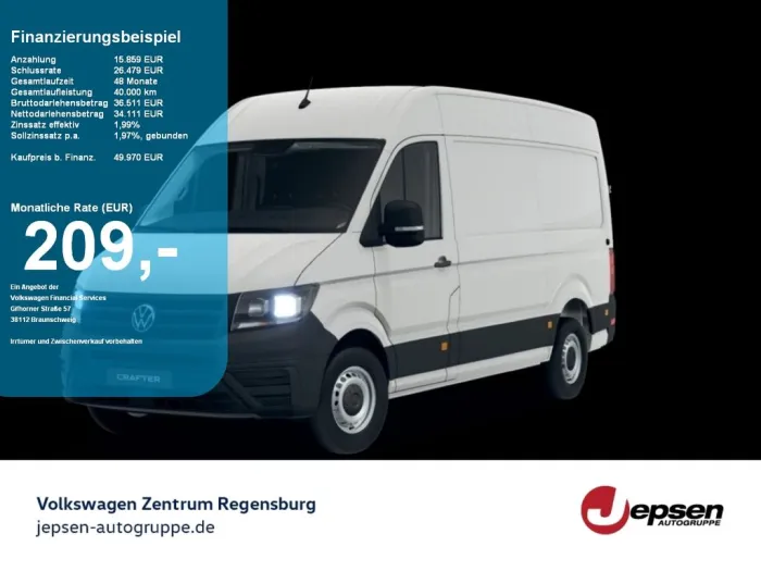 Volkswagen Crafter 35 Kasten 2.0 TDI HD AHK R-KAMERA SHZ