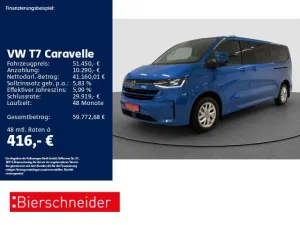 Volkswagen T7 Caravelle e Style LR 8SITZE AHK MATRIX ACC