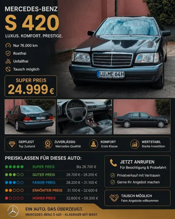 Mercedes-Benz S 420 