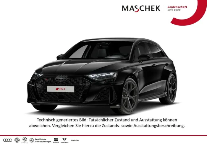 Audi RS3 Sportback Matrix Kamera SportAGA SONOS Navi+