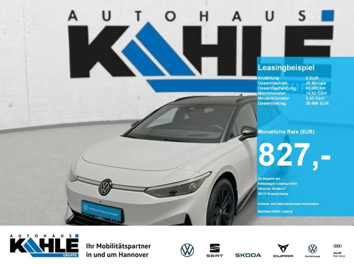 Volkswagen ID.7 Tourer Pro 210 kW Navi AHK LED ACC SHZ Klim
