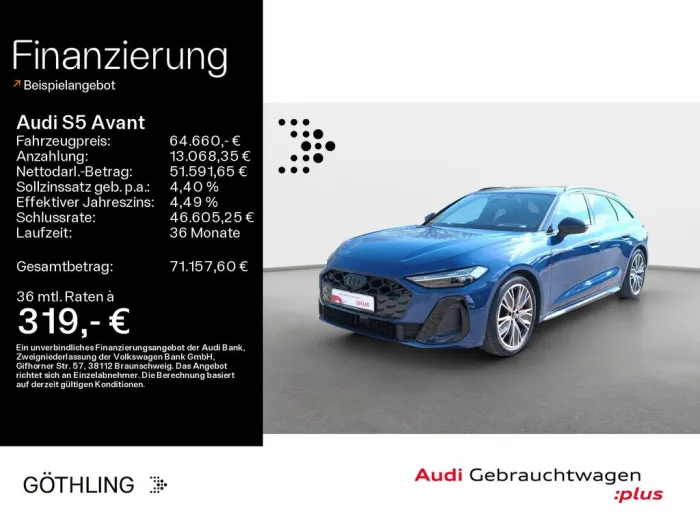 Audi S5 Avant TFSI S tro*B&O*HUD*Pano*Matrix*Virtual*