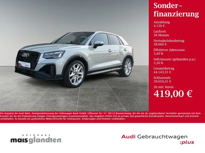 Audi SQ2 TFSI quattro Navi+ Matrix ACC Kamera
