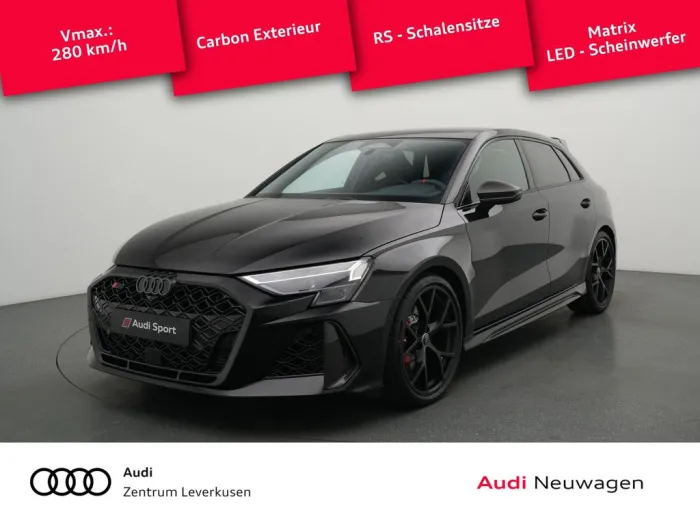Audi RS3 Sportback RS-SCHALENSITZ 280KM/H CARBON SONO