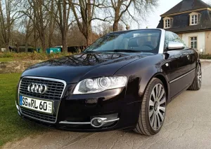 Audi A4 Cabrio Aut. AHK Kirschschwarz A8 Räder       