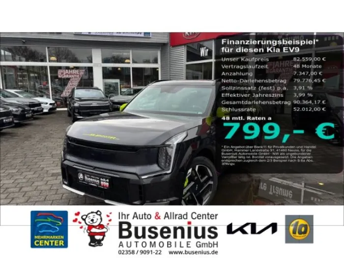 Kia EV9 GT 4WD +WP+Pano+7S+SHZ+LED+21Zoll