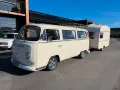 Volkswagen T2 Westfalia with caravan - UNIQUE!
