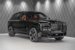 Rolls-Royce Cullinan BLACK BADGE 2026 BLACK/ORANGE FOOTREST