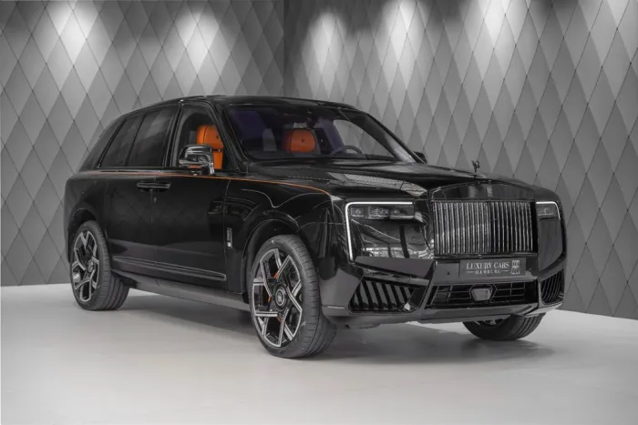 Rolls-Royce Cullinan BLACK BADGE 2026 BLACK/ORANGE FOOTREST