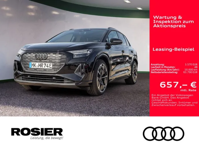 Audi Q4 quattro S Line AHK AHK STANDHZ. ACC e-tron