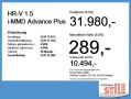 Honda HR-V 1.5 i-MMD Advance Plus ACC+LED+Navi+SHZ+LM