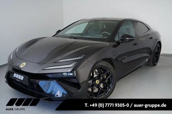Lotus Emeya Limousine Stellar Schwarz, Glasdach, AHK