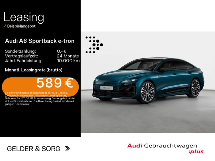 Audi A6 Sportback e-tron S line 0,25%*Air*Matrix*B&O