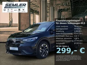 Volkswagen ID.5 Pure 52kWh NAVI R-KAM WP APP ACC SHZ