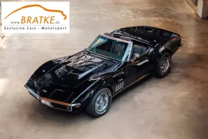Corvette '69er Stingray triple black 4-Gang matching no.