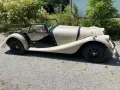 Morgan Plus 8 Einzelstück outlaw Sidepipes, Nubuk...