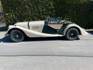 Morgan Plus 8 Einzelstück outlaw Sidepipes, Nubuk...