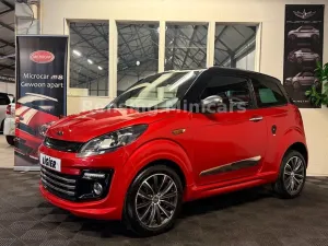 Ligier JS50L LONG Red on Black Mopedauto Microcar 45 KM