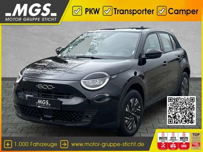 Fiat 600e RED ELEKTRO #APPLE&ANDROID #NAVI #LED#400KM
