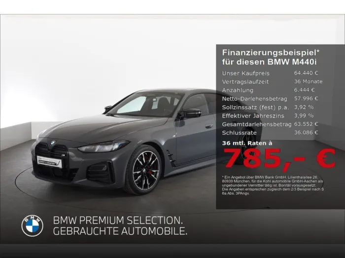 BMW M440i xDrive Gran Coupe M Sport Pro Shadow Line 