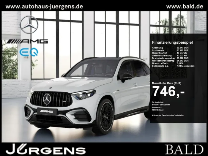 Mercedes-Benz GLC 43 AMG 4M Pano/Burm/AHK/Stdhz/Sitzklima/21'