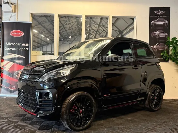 Ligier JS60 Black Apple Carplay Full Mopedauto Microcar